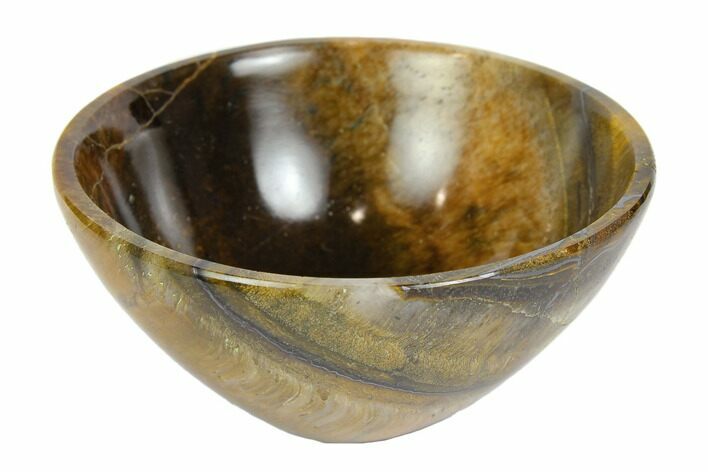 Polished Tiger's Eye Bowl #147692